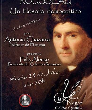 Conferencia sobre Rousseau del profesor Antonio Chazarra en San Lorenzo de El Escorial