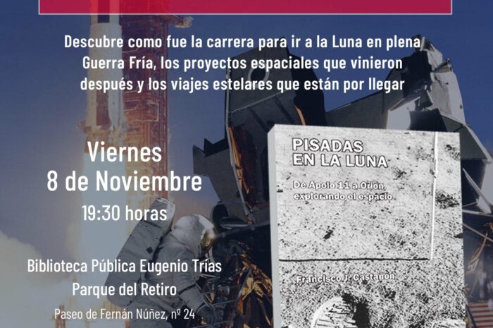 Presentación del libro ‘Pisadas en la Luna. De Apolo XI a Orión, explorando el espacio’ de Francisco J. Castañón