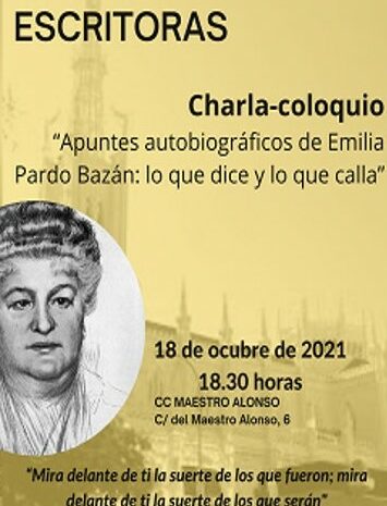 Conferencia de Antonio Chazarra sobre Emilia Pardo Bazán en el C.C. Maestro Alonso de Madrid