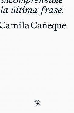‘La última frase’, de Camila Cañeque