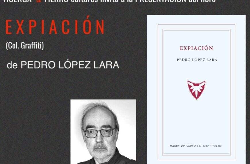 Presentación del poemario ‘Expiación’, de Pedro López Lara. Madrid, 22 de noviembre